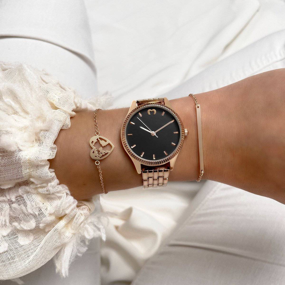Reloj Cavalier ~ RoseBlack - LePetiteMarie