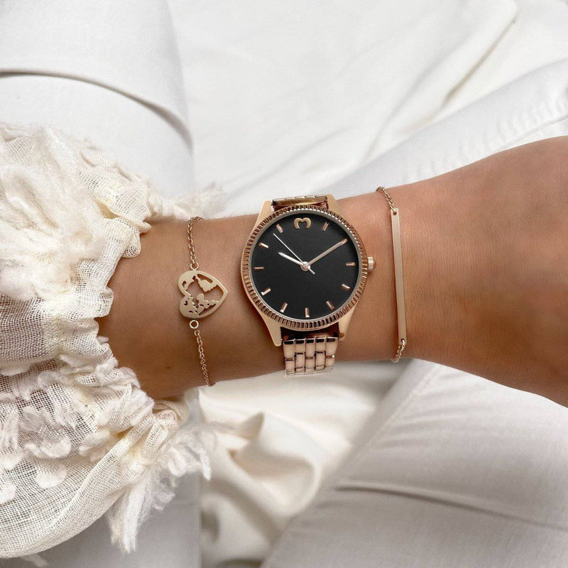 Reloj Cavalier ~ RoseBlack - LePetiteMarie